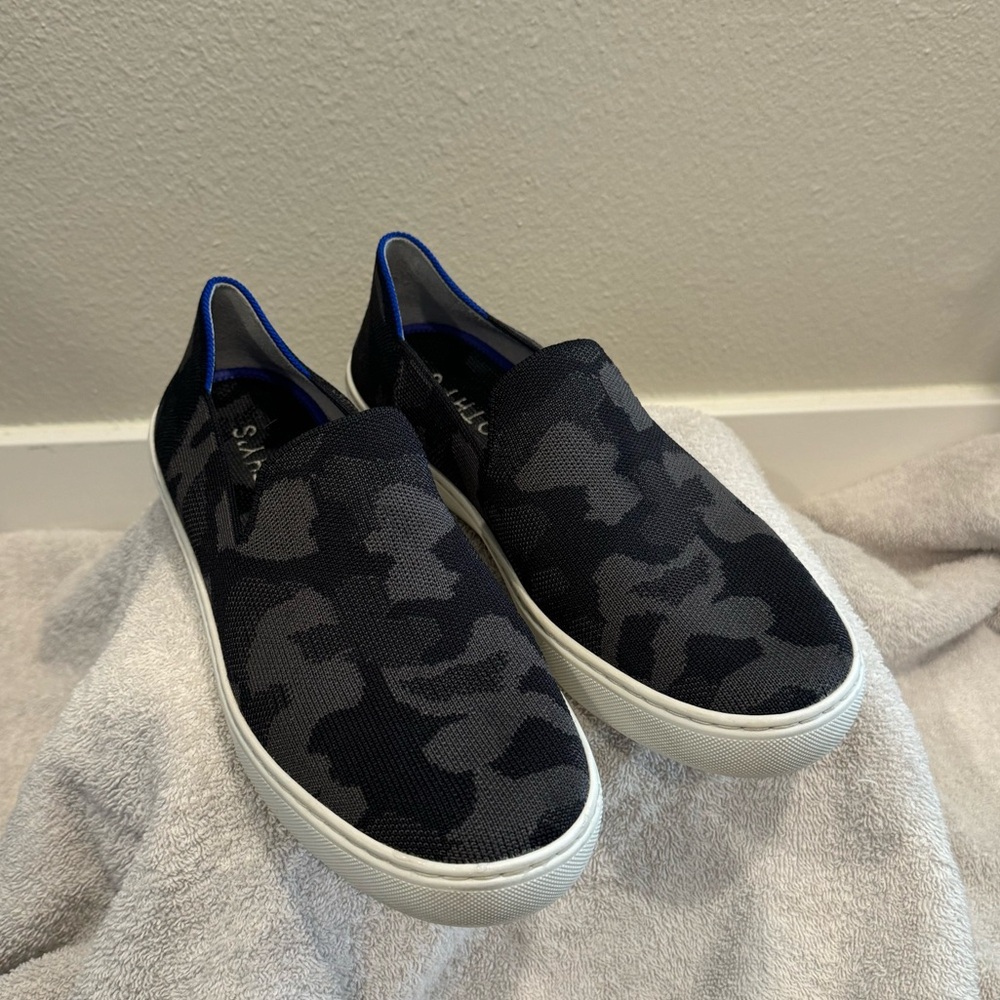 Rothy’s Original Slip On Sneaker Grey Camo
